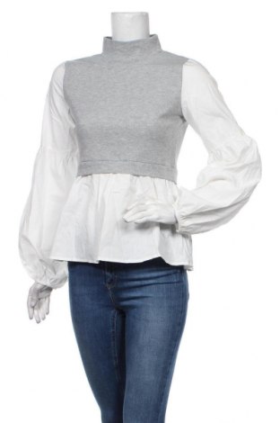 Γυναικεία μπλούζα SHEIN, Μέγεθος M, Χρώμα Γκρί, 80% πολυεστέρας, 20% βαμβάκι, Τιμή 21,65 €