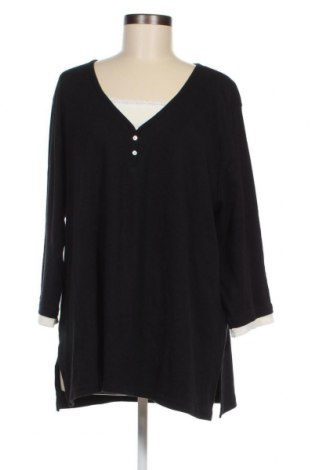 Дамска блуза Yessica, Размер XXL, Цвят Черен, 100% памук, Цена 33,25 лв.