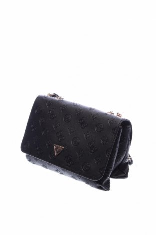 Γυναικεία τσάντα Guess, Χρώμα Μαύρο, Δερματίνη, Τιμή 46,73 €