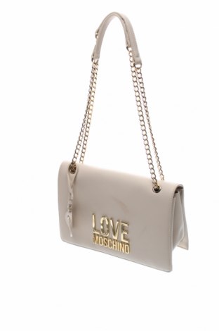 Γυναικεία τσάντα Love Moschino, Χρώμα  Μπέζ, Δερματίνη, Τιμή 82,81 €