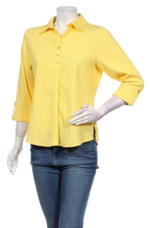 Дамска риза Alia, Размер S, Цвят Жълт, 99% полиестер, 1% еластан, Цена 29,75 лв.