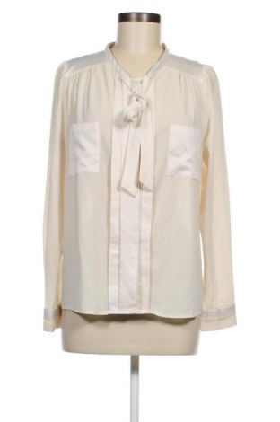 Γυναικείο πουκάμισο New Look, Μέγεθος M, Χρώμα Εκρού, 97% πολυεστέρας, 3% ελαστάνη, Τιμή 23,51 €