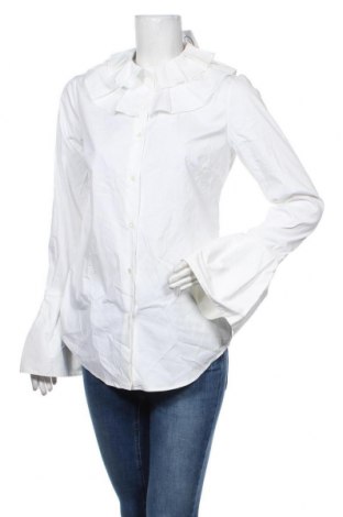 Γυναικείο πουκάμισο Sara Roka, Μέγεθος M, Χρώμα Λευκό, 78% βαμβάκι, 18% πολυαμίδη, 4% ελαστάνη, Τιμή 28,45 €
