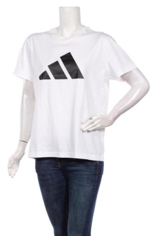 Дамска тениска Adidas, Размер M, Цвят Бял, Памук, Цена 27,65 лв.