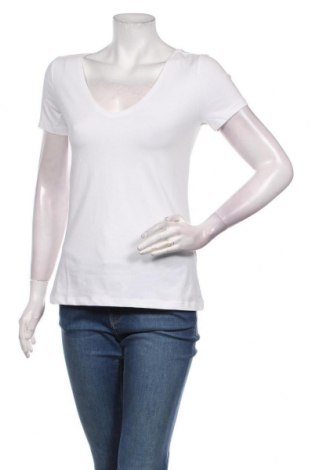 Γυναικείο t-shirt Anna Field, Μέγεθος M, Χρώμα Λευκό, 95% βαμβάκι, 5% ελαστάνη, Τιμή 11,21 €