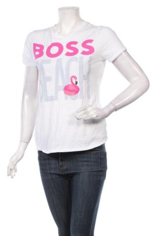 Дамска тениска BOSS, Размер M, Цвят Бял, Цена 27,04 лв.
