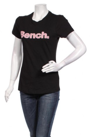 Γυναικείο t-shirt Bench, Μέγεθος M, Χρώμα Μαύρο, Βαμβάκι, Τιμή 21,70 €