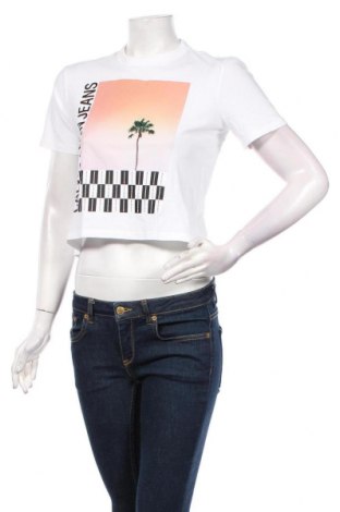 Γυναικείο t-shirt Calvin Klein, Μέγεθος XS, Χρώμα Λευκό, Τιμή 23,51 €