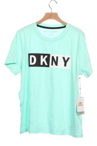 Дамска тениска DKNY, Размер S, Цвят Зелен, 55% памук, 38% модал, 4% еластан, Цена 27,59 лв.