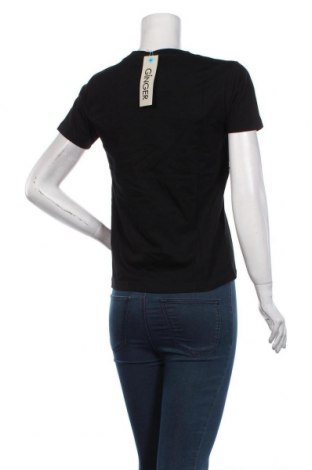 Γυναικείο t-shirt Ginger, Μέγεθος S, Χρώμα Μαύρο, Βαμβάκι, Τιμή 8,76 €