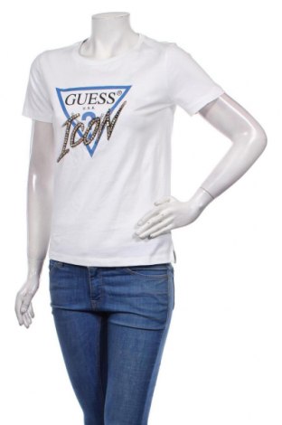 Дамска тениска Guess, Размер S, Цвят Бял, Памук, Цена 36,26 лв.