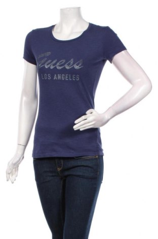 Γυναικείο t-shirt Guess, Μέγεθος S, Χρώμα Μπλέ, Τιμή 23,51 €