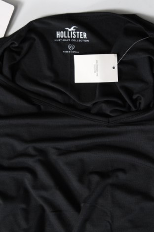 Γυναικείο t-shirt Hollister, Μέγεθος XS, Χρώμα Μαύρο, 95% βισκόζη, 5% ελαστάνη, Τιμή 8,84 €