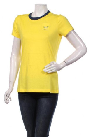Γυναικείο t-shirt Jack Wolfskin, Μέγεθος M, Χρώμα Κίτρινο, 60% βαμβάκι, 40% πολυεστέρας, Τιμή 16,29 €
