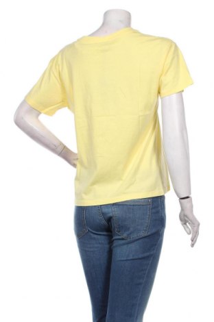 Γυναικείο t-shirt Khujo, Μέγεθος S, Χρώμα Κίτρινο, Βαμβάκι, Τιμή 20,36 €