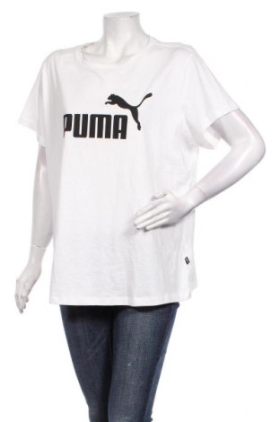 Γυναικείο t-shirt PUMA, Μέγεθος XXL, Χρώμα Λευκό, Βαμβάκι, Τιμή 13,35 €