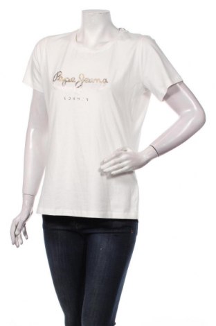 Dámské tričko Pepe Jeans, Velikost M, Barva Bílá, 95% bavlna, 5% elastan, Cena  607,00 Kč