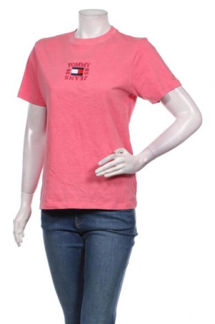 Γυναικείο t-shirt Tommy Hilfiger, Μέγεθος XS, Χρώμα Ρόζ , Βαμβάκι, Τιμή 22,08 €