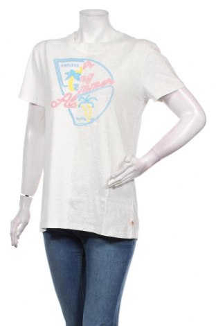 Γυναικείο t-shirt Zwolf by Khujo, Μέγεθος S, Χρώμα Λευκό, Βαμβάκι, Τιμή 20,36 €