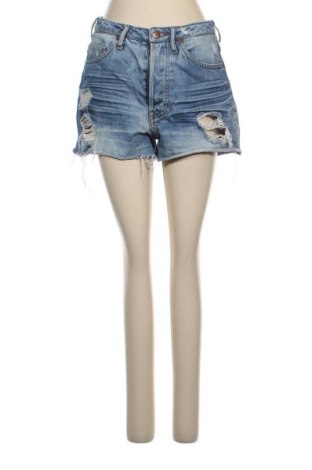 Pantaloni scurți de femei H&M, Mărime M, Culoare Albastru, Bumbac, Preț 125,00 Lei