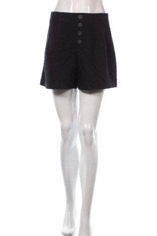 Дамски къс панталон Zara, Размер M, Цвят Черен, 53% памук, 44% полиестер, 3% еластан, Цена 38,00 лв.