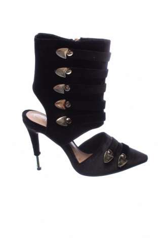 Дамски обувки Missguided, Размер 38, Цвят Черен, Текстил, Цена 35,60 лв.