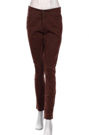 Дамски панталон Angels, Размер M, Цвят Кафяв, 98% памук, 2% еластан, Цена 41,00 лв.
