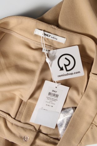 Γυναικείο παντελόνι ONLY, Μέγεθος L, Χρώμα  Μπέζ, Τιμή 35,57 €