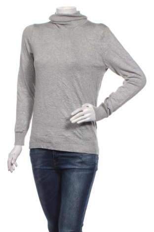 Дамски пуловер Andrew Marc, Размер M, Цвят Сив, 79% вискоза, 21% полиамид, Цена 97,00 лв.