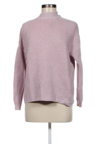 Дамски пуловер H&M Divided, Размер XS, Цвят Розов, 80% памук, 13% полиестер, 7% метални нишки, Цена 36,00 лв.