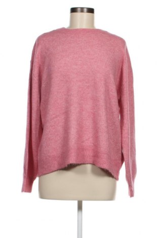 Damski sweter Vero Moda, Rozmiar L, Kolor Różowy, 52% poliester, 41%akryl, 4% wełna, 3% elastyna, Cena 101,07 zł