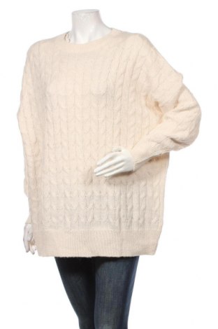 Дамски пуловер Yessica, Размер XL, Цвят Бежов, 54% акрил, 35% полиамид, 4% полиестер, 4% вълна, 3% метални нишки, Цена 34,20 лв.