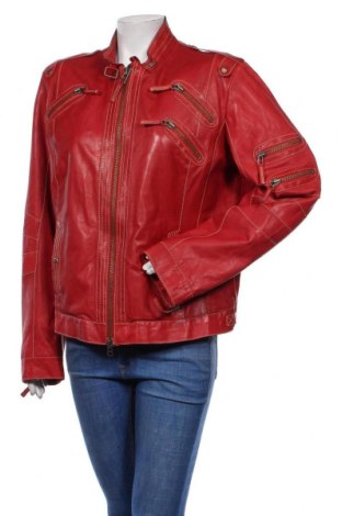 Dámská kožená bunda , Velikost XL, Barva Červená, Pravá kůže, Cena  2 232,00 Kč