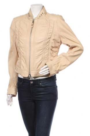 Dámska kožená bunda  Biba, Veľkosť M, Farba Béžová, Pravá koža , Cena  79,38 €