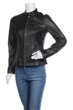 Γυναικείο δερμάτινο μπουφάν Hugo Boss, Μέγεθος S, Χρώμα Μαύρο, Γνήσιο δέρμα, Τιμή 311,27 €