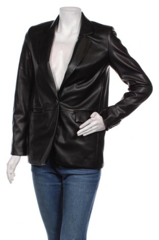Dámska kožená bunda  Pull&Bear, Veľkosť XS, Farba Čierna, Eko koža , Cena  25,52 €