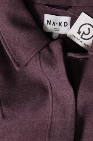 Γυναικείο παλτό NA-KD, Μέγεθος L, Χρώμα Βιολετί, Τιμή 118,04 €