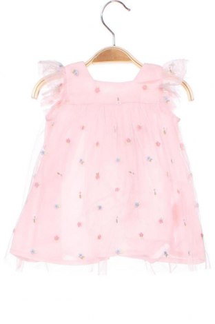 Детска рокля Minoti, Размер 2-3m/ 56-62 см, Цвят Розов, Полиестер, Цена 18,88 лв.