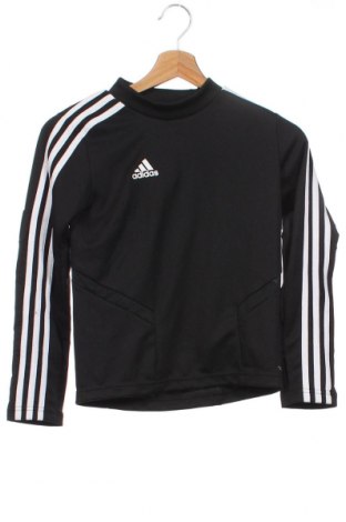 Bluză sport pentru copii Adidas, Mărime 6-7y/ 122-128 cm, Culoare Negru, Poliester, Preț 105,26 Lei