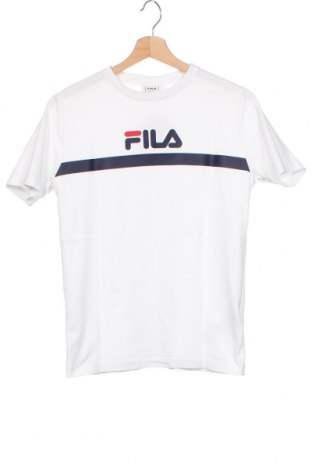 Tricou pentru copii FILA, Mărime 12-13y/ 158-164 cm, Culoare Alb, Bumbac, Preț 138,16 Lei