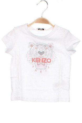 Детска тениска Kenzo, Размер 9-12m/ 74-80 см, Цвят Бял, Памук, Цена 29,88 лв.