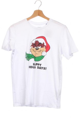 Dziecięcy T-shirt Looney Tunes, Rozmiar 13-14y/ 164-168 cm, Kolor Biały, Bawełna, Cena 55,97 zł