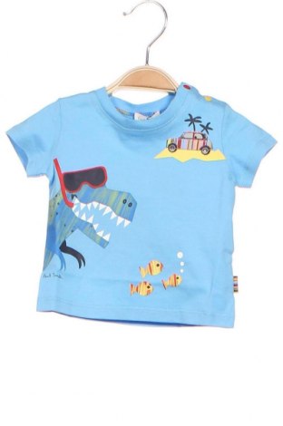 Dziecięcy T-shirt Paul Smith, Rozmiar 2-3m/ 56-62 cm, Kolor Niebieski, Bawełna, Cena 91,56 zł