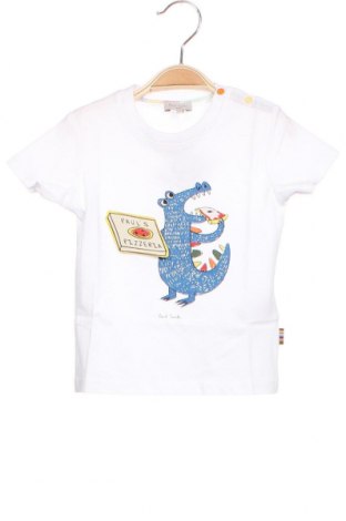 Dziecięcy T-shirt Paul Smith, Rozmiar 12-18m/ 80-86 cm, Kolor Biały, Bawełna, Cena 202,71 zł