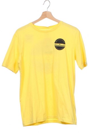 Dziecięcy T-shirt Quiksilver, Rozmiar 15-18y/ 170-176 cm, Kolor Żółty, Bawełna, Cena 95,63 zł
