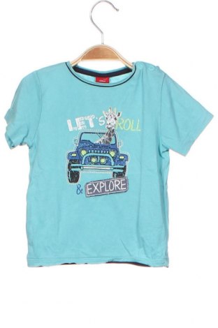 Tricou pentru copii S.Oliver, Mărime 18-24m/ 86-98 cm, Culoare Albastru, Bumbac, Preț 72,37 Lei