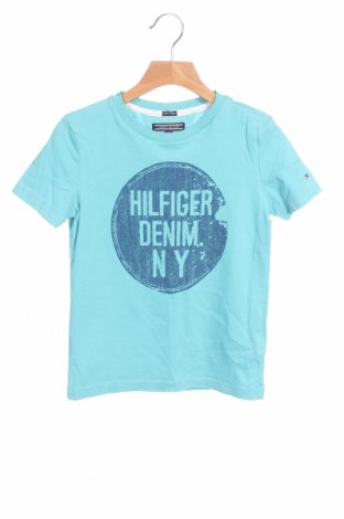 Dětské tričko  Tommy Hilfiger, Velikost 5-6y/ 116-122 cm, Barva Modrá, Bavlna, Cena  686,00 Kč