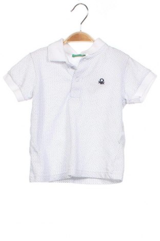 Dziecięcy T-shirt United Colors Of Benetton, Rozmiar 18-24m/ 86-98 cm, Kolor Biały, Bawełna, Cena 83,58 zł