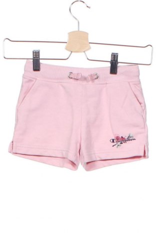 Pantaloni scurți pentru copii Champion, Mărime 7-8y/ 128-134 cm, Culoare Roz, 80% bumbac, 20% poliester, Preț 105,26 Lei