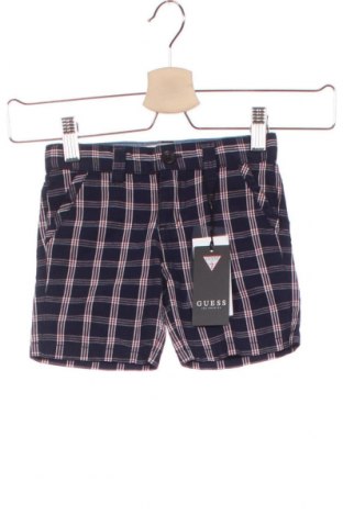 Детски къс панталон Guess, Размер 18-24m/ 86-98 см, Цвят Син, Памук, Цена 29,67 лв.